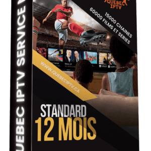 12 Mois Abonnements IPTV Standard